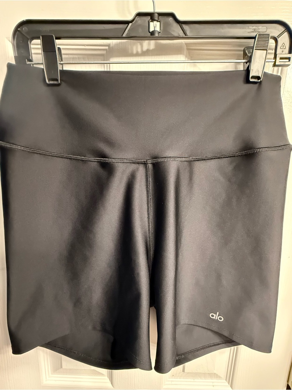 ALO Yoga Black High-Rise Bike Shorts